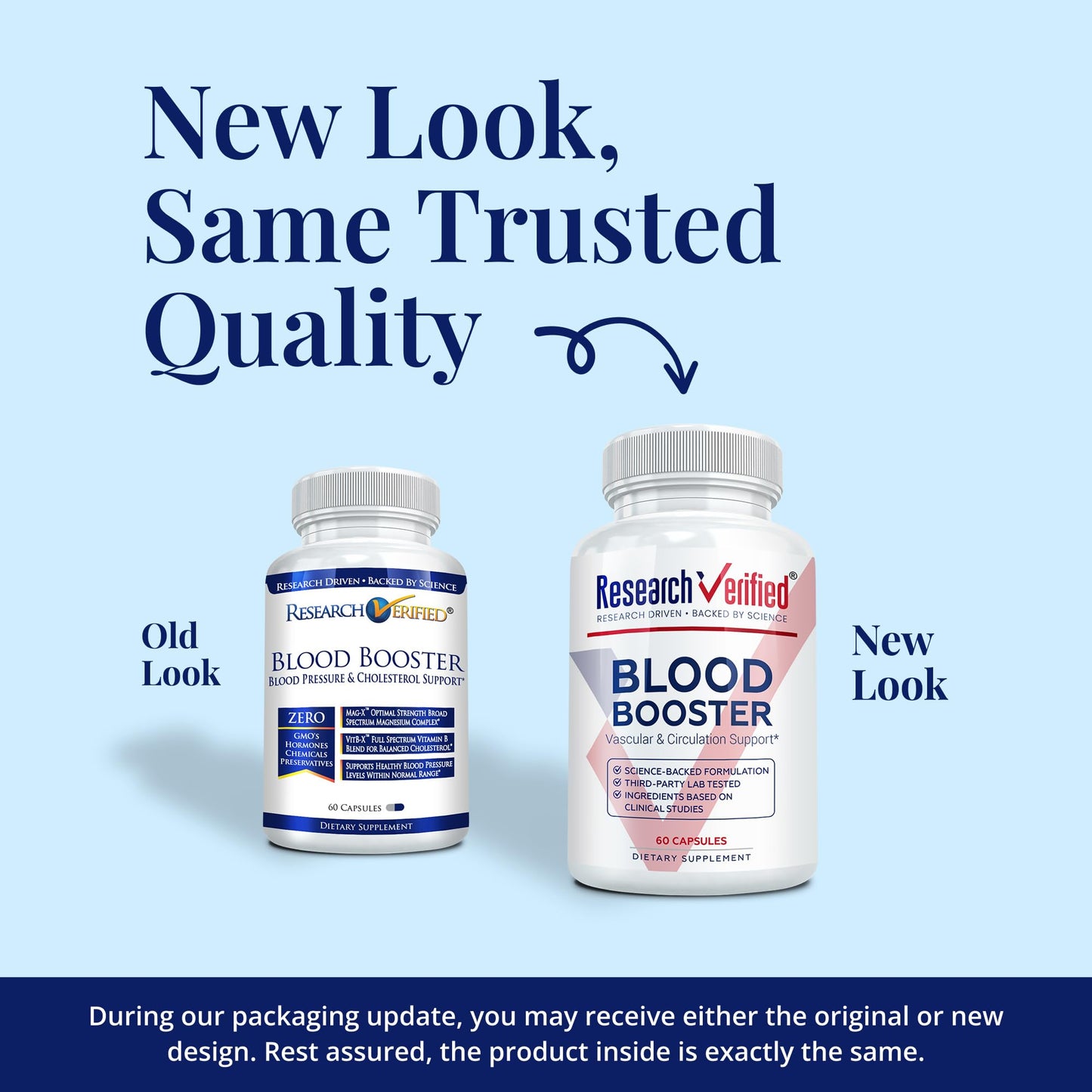 Research Verified Blood Booster – Blood Support with Hawthorn, Magnesium, Celery Seed Powder, BioPerine | 60 Capsules