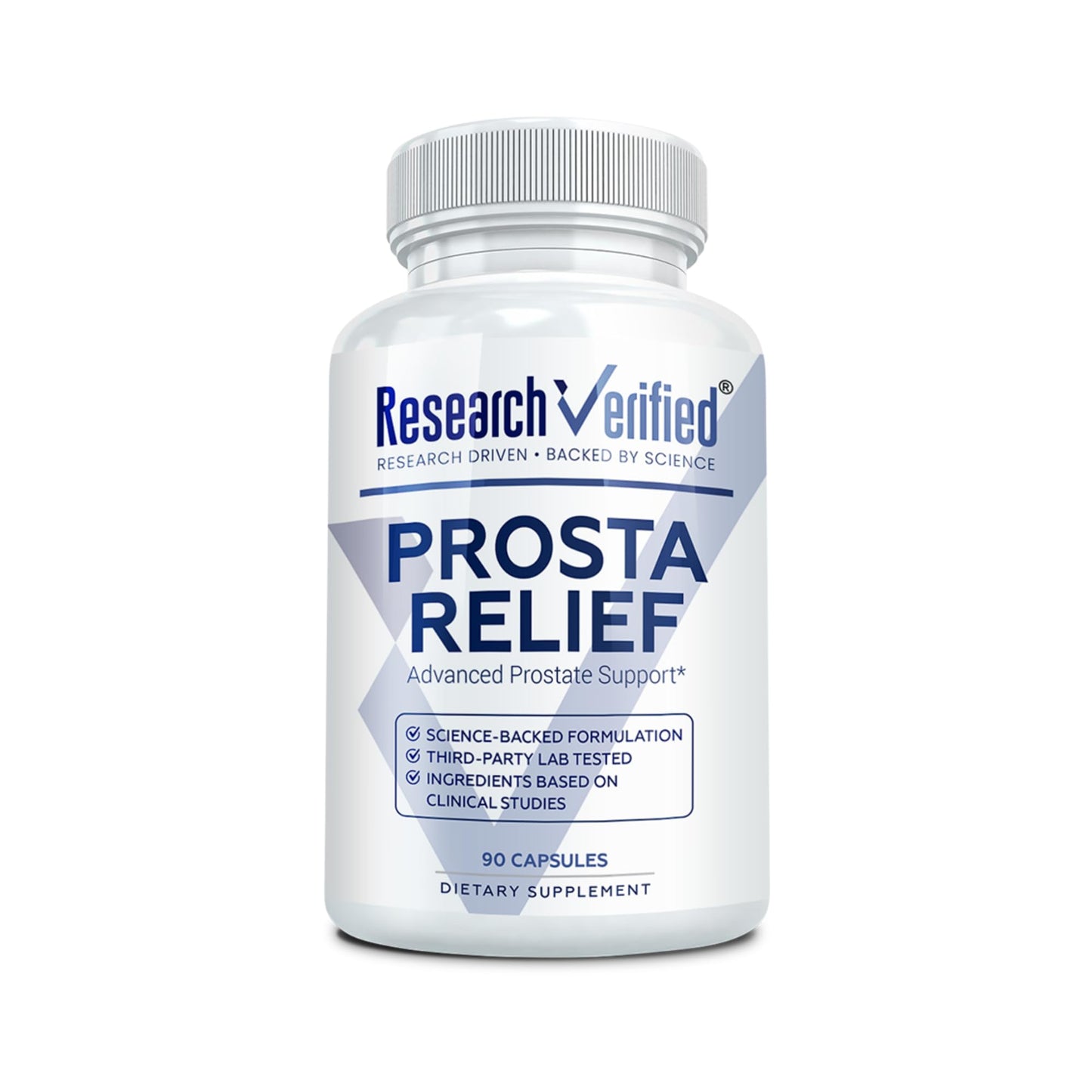 Research Verified ProstaRelief - Saw Palmetto & Bioperine – Prostate & Urinary Health (90 Capsules)