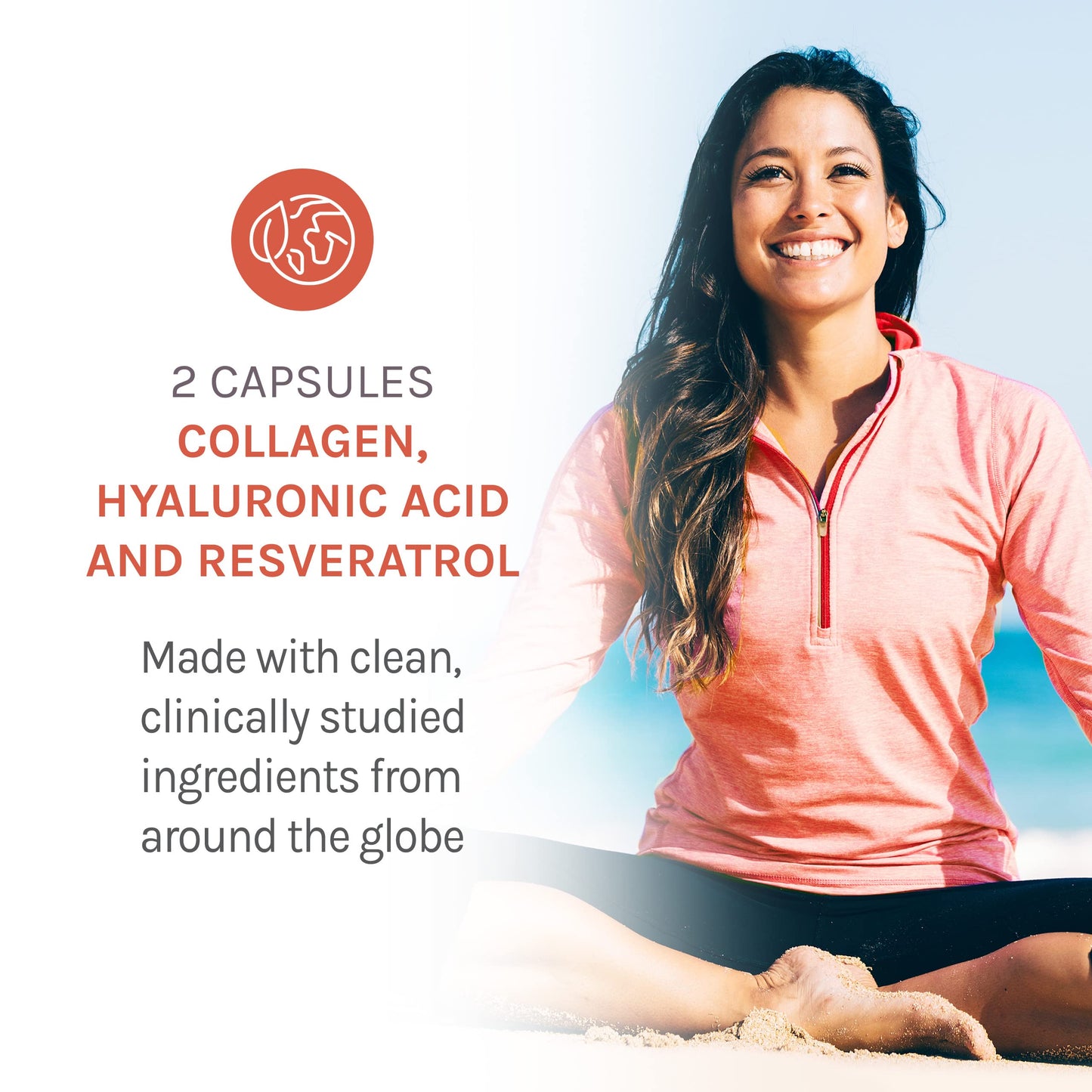 Reserveage Beauty Collagen Booster – Skin & Joint Support – 120 Capsules | Reserveage Nutrition