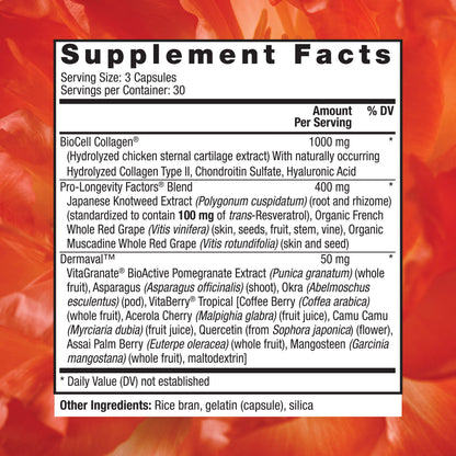 Reserveage Nutrition Ultra Collagen Booster | Skin Support, 90 Capsules