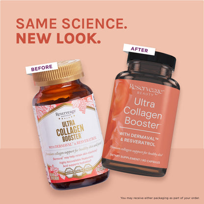 Reserveage Nutrition Ultra Collagen Booster | Skin Support, 90 Capsules