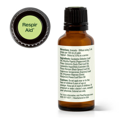 Respir Aid Essential Oil Blend 30 mL – Plant Therapy