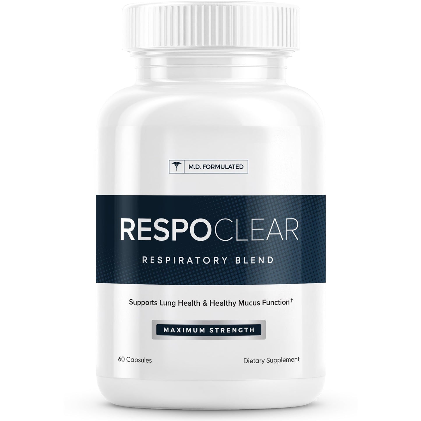 RespoClear 60 Caps – Herbal Respiratory Support, Lung Detox, Sinus Relief | NAC, Elderberry, Quercetin | GMO-Free, Made in USA