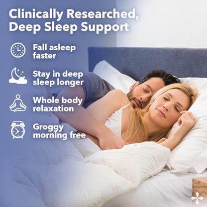 LifeSeasons Rest-ZZZ - Natural Sleep Support with Low-Dose Melatonin, GABA & Chamomile (120 Capsules)
