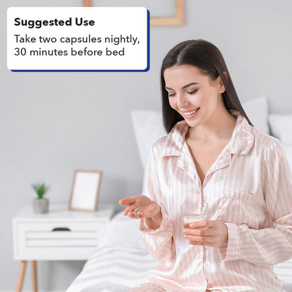 LifeSeasons Rest-ZZZ - Natural Sleep Support with Low-Dose Melatonin, GABA & Chamomile (120 Capsules)