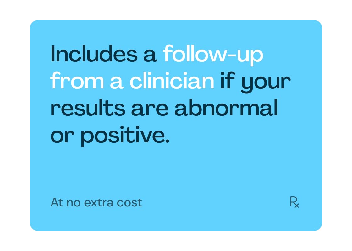Everlywell at-Home STD Test for Women & Men – 5-Panel STI Kit (CLIA Certified)