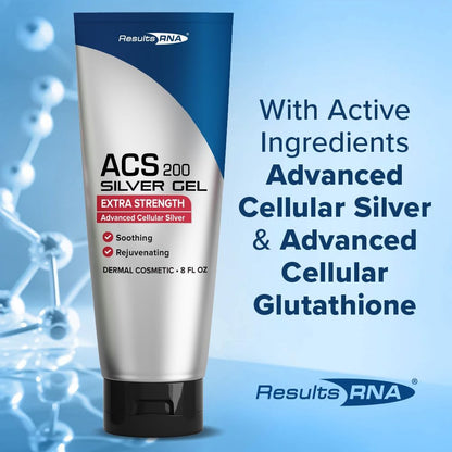 Results RNA ACS 200 Silver-Glutathione Gel – Advanced Wound Care Gel (15 oz)