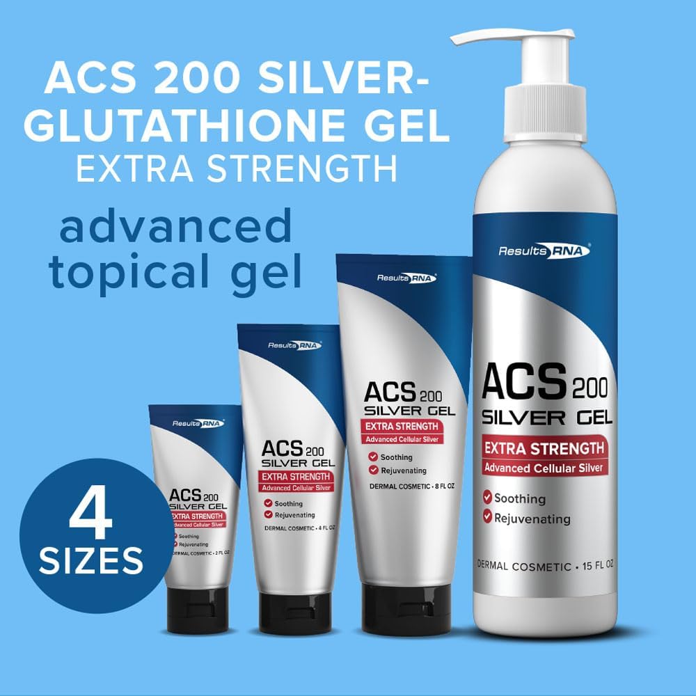 Results RNA ACS 200 Silver-Glutathione Gel – Advanced Wound Care Gel (15 oz)