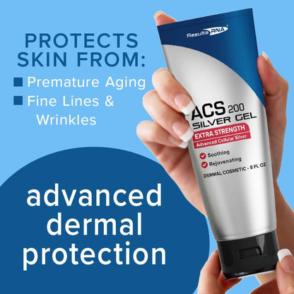 Results RNA ACS 200 Silver-Glutathione Gel – Advanced Wound Care Gel (15 oz)