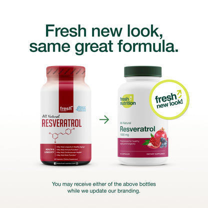 Resveratrol Supplement 750mg – Trans-Resveratrol, Extra Strength (90 Capsules, Pack of 2) – Vegan, Non-GMO, Gluten-Free