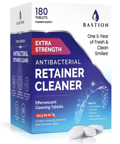 Retainer & Denture Cleaner | 180 Tablets for Aligners & Night Guards