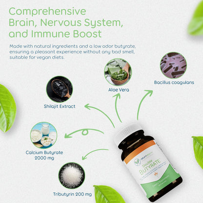 Return Healthy Double Butyrate Gut Health Supplement | 120 Caps