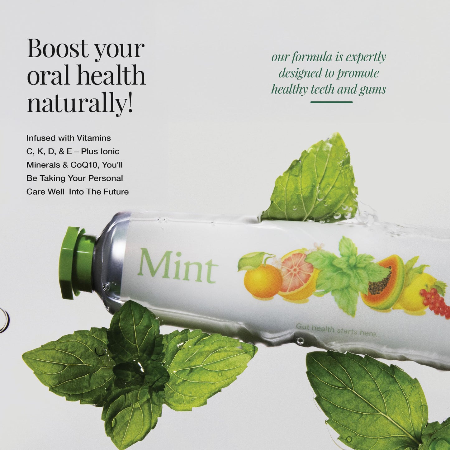 Revitin Toothpaste | Fluoride-Free Prebiotic Mint | Kid Approved