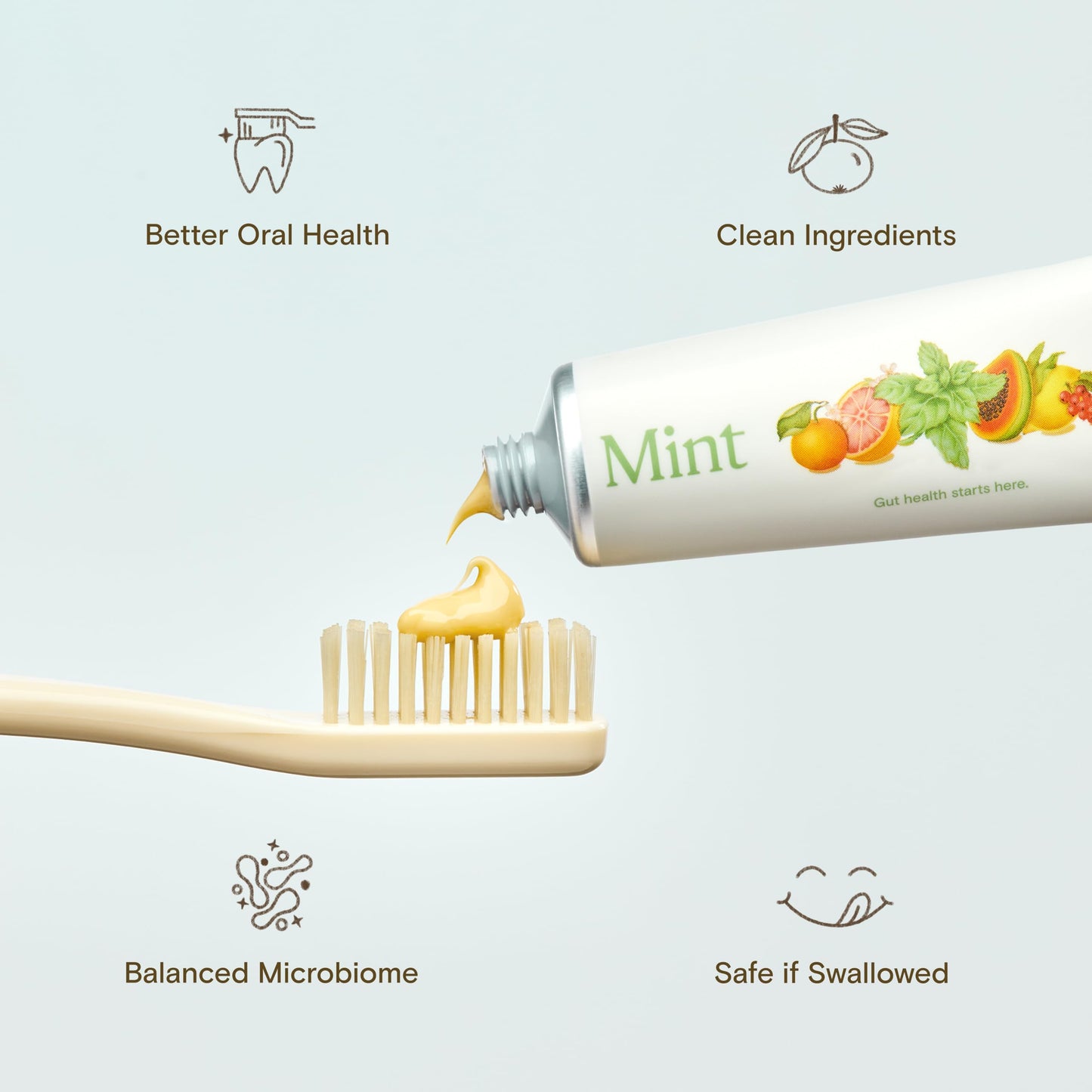Revitin Toothpaste – Fluoride-Free Prebiotic Mint Gel | Pack of 5
