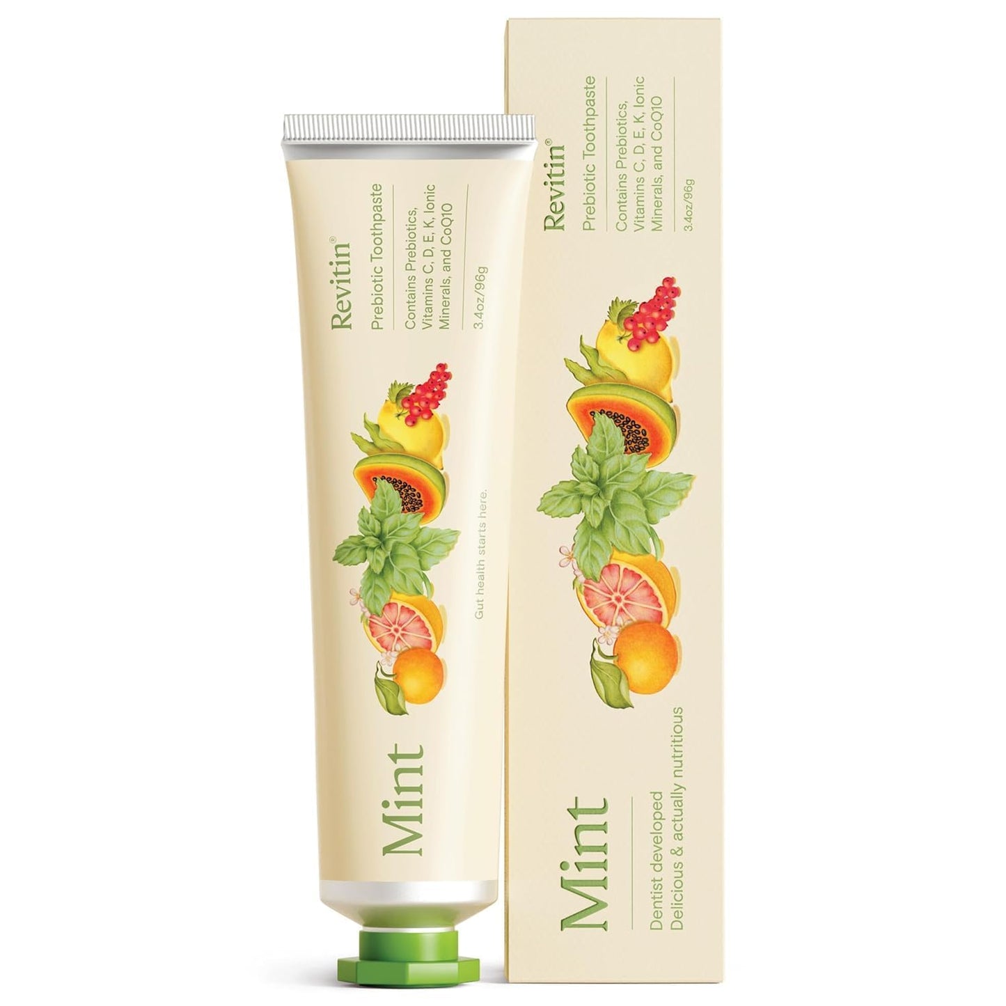 Revitin Toothpaste | Fluoride-Free Prebiotic Mint | Kid Approved