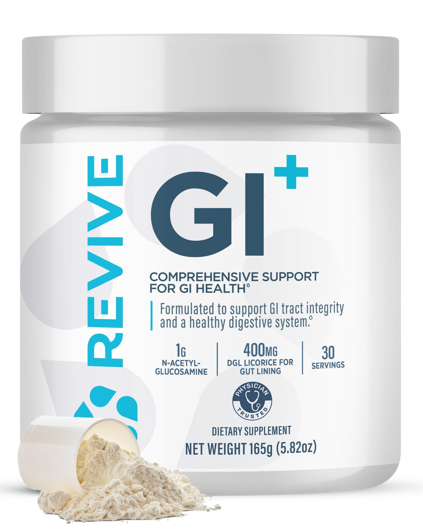 Revive MD GI Plus Digestive Health Supplement – 30 Servings, Gluten-Free, Gut Support