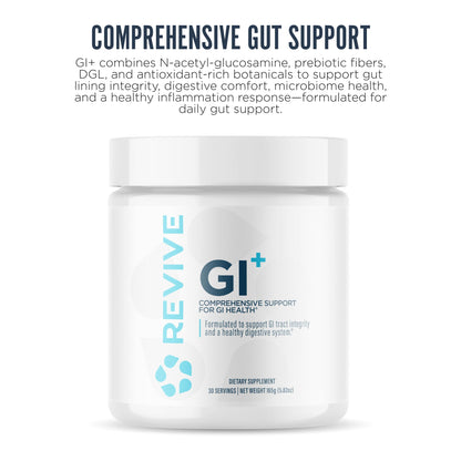 Revive MD GI Plus Digestive Health Supplement – 30 Servings, Gluten-Free, Gut Support