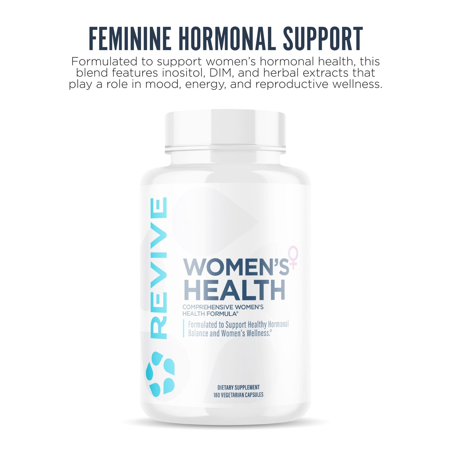 Revive MD Hormone Balance for Women – Hormone Support Supplement (180 Capsules)