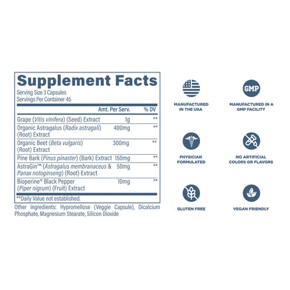 Revive MD Kidney Support – Plant-Based Kidney Detox Capsules | 135 Vegetarian Capsules (45 Servings)