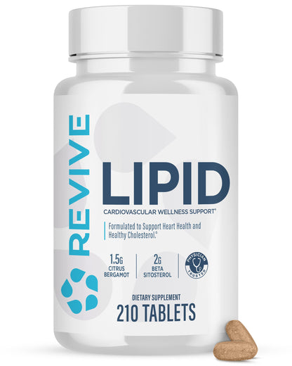 Revive MD Lipid Support Formula – Healthy Cholesterol, Endothelial & Triglyceride Support (30 Servings)