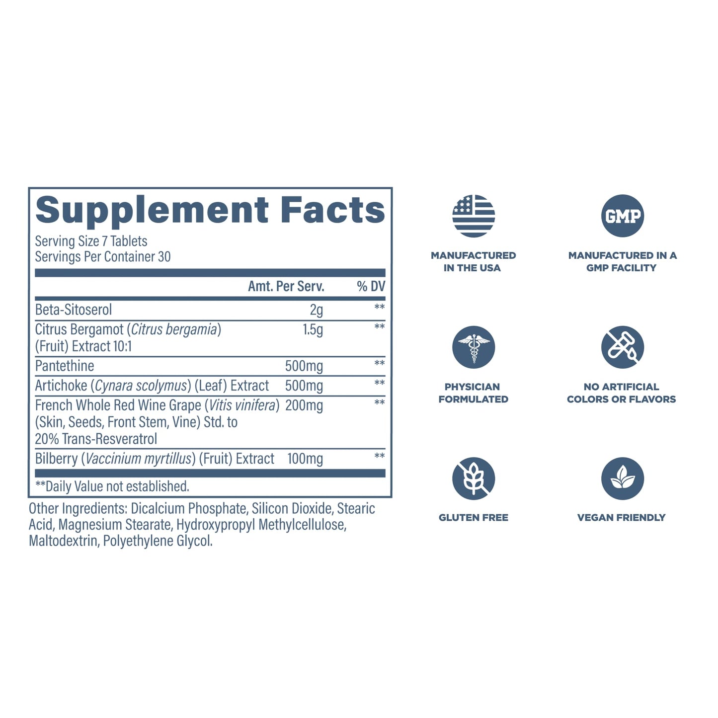 Revive MD Lipid Support Formula – Healthy Cholesterol, Endothelial & Triglyceride Support (30 Servings)