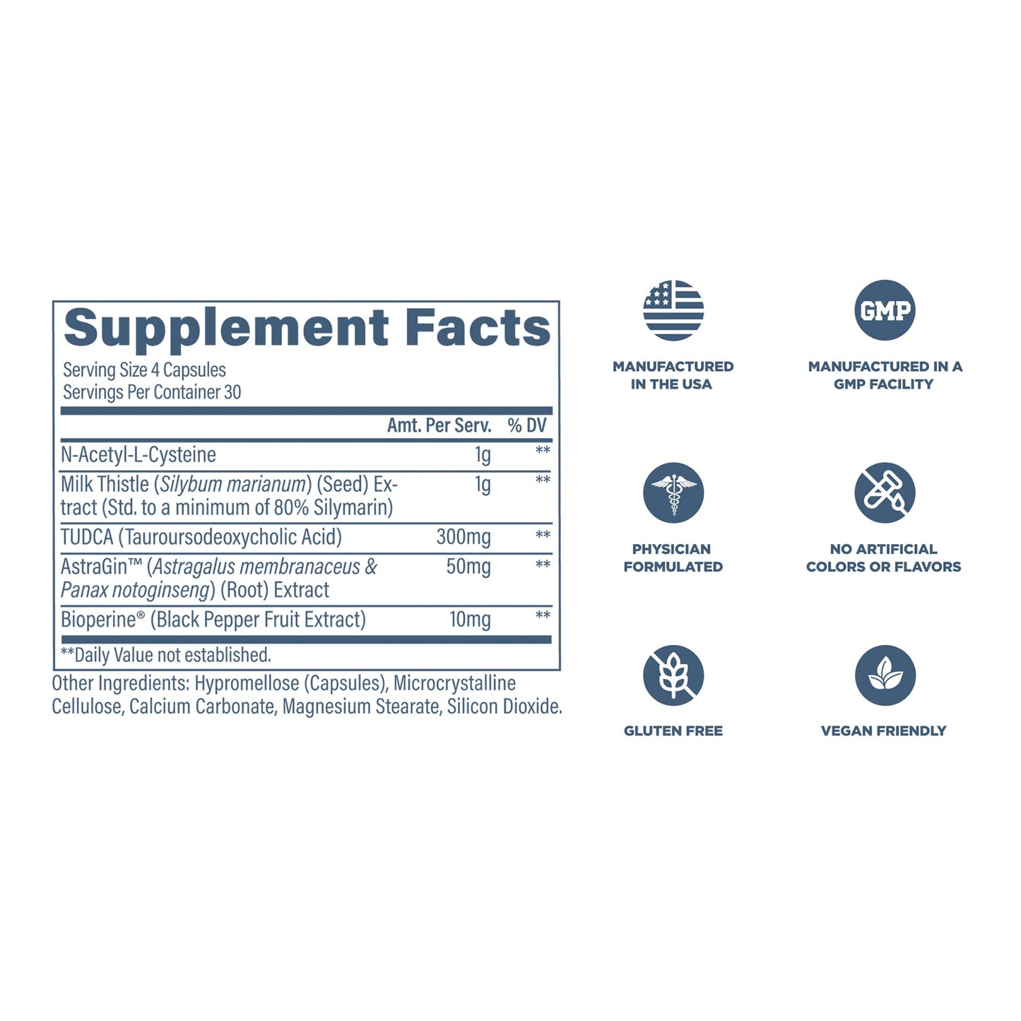 Revive MD Natural Liver Cleanse: Milk Thistle, NAC & TUDCA Detox | 120 Capsules
