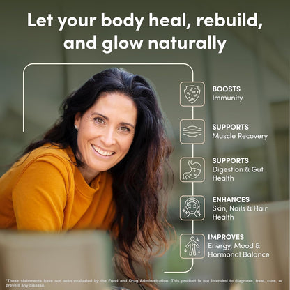 Rhea Bovine Colostrum Supplement for Women – Immune & Digestive Health (120 caps)