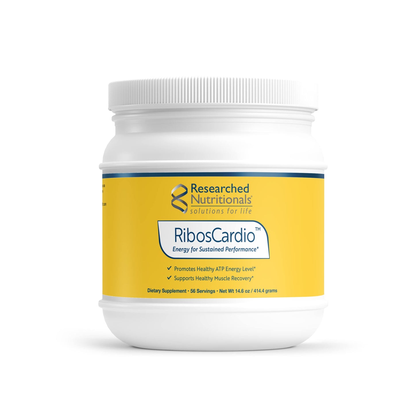 Researched Nutritionals RibosCardio ATP Energy Powder – D-Ribose & L-Carnitine (41.4 g)