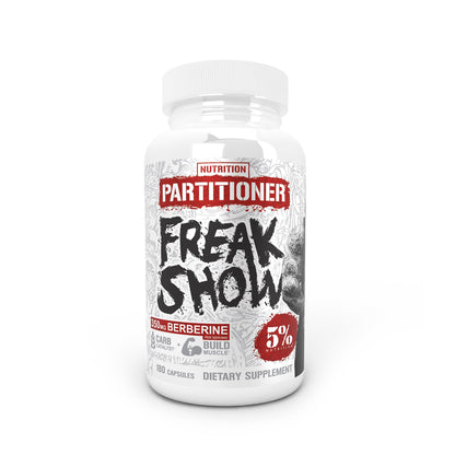 5% Nutrition Rich Piana Freak Show – Muscle Builder (Berberine, Gymnema Sylvestre, Banaba) 180 Capsules