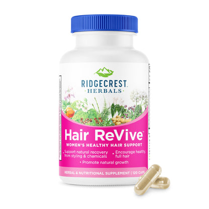 RidgeCrest Hair ReVive: Nutritional Hair Vitamins with Biotin 6000mcg