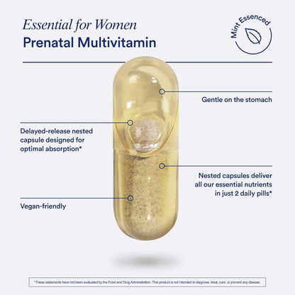 Ritual Essential Women Prenatal Multivitamin – Vegan, Non-GMO