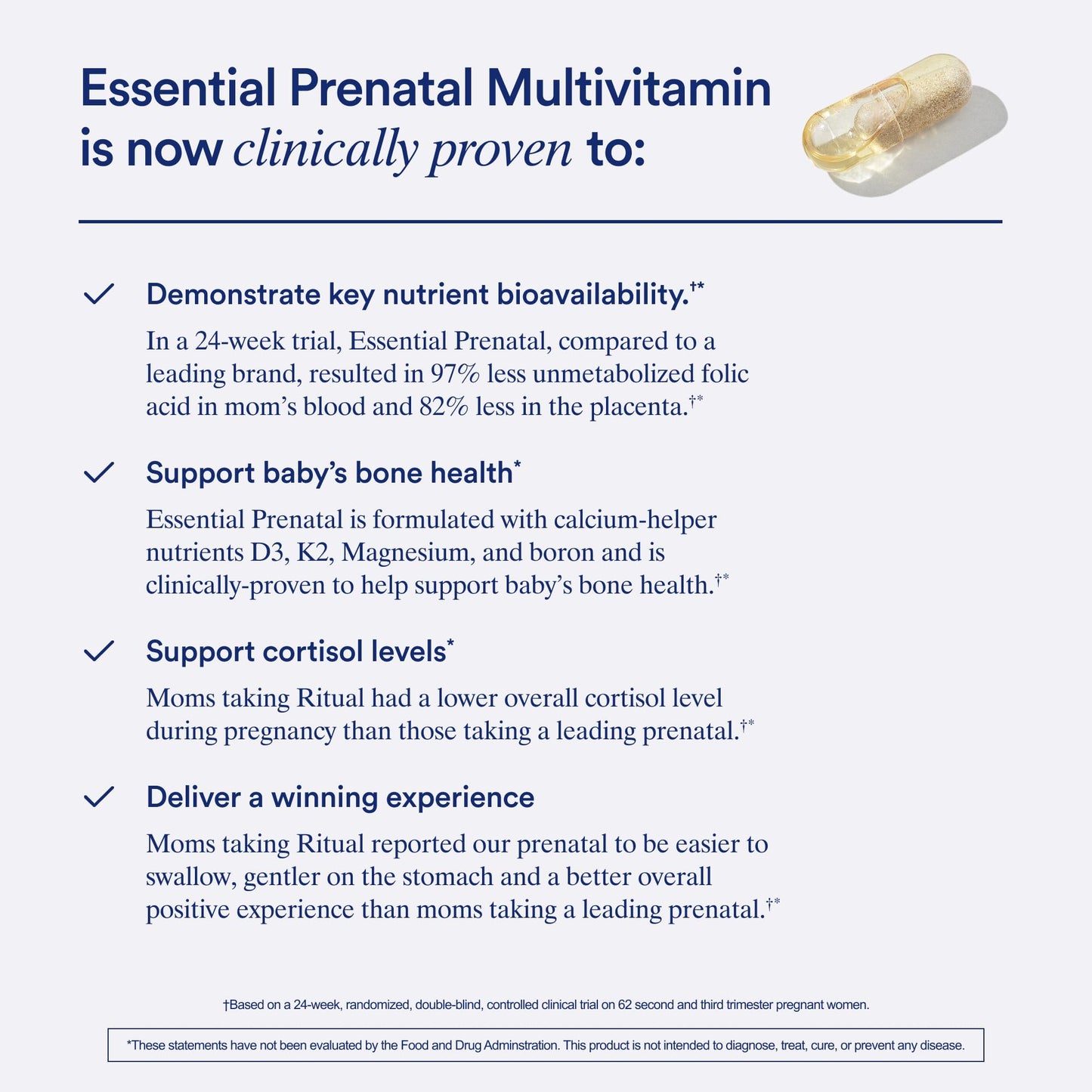 Ritual Essential Women Prenatal Multivitamin – Vegan, Non-GMO