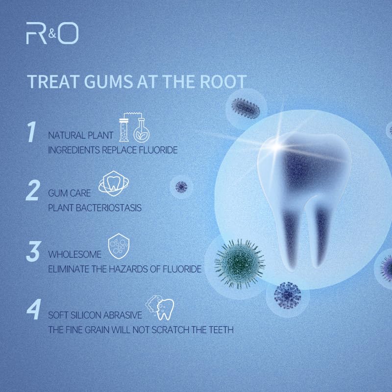 R&O Ageratum Whitening Toothpaste with Bamboo Charcoal – 3.53 oz (2 Tubes)