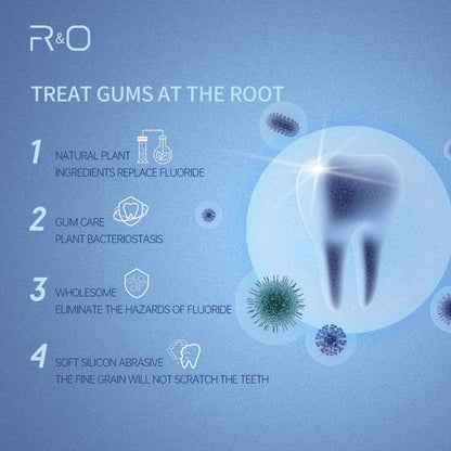 R&O Ginger Mint Fresh Toothpaste 3.53 oz – Fresh Breath & Plaque Removal