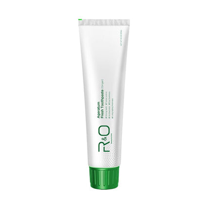 R&O Ginger Mint Fresh Toothpaste - 3.53 oz | Plaque Removal, Fresh Breath & Oral Comfort