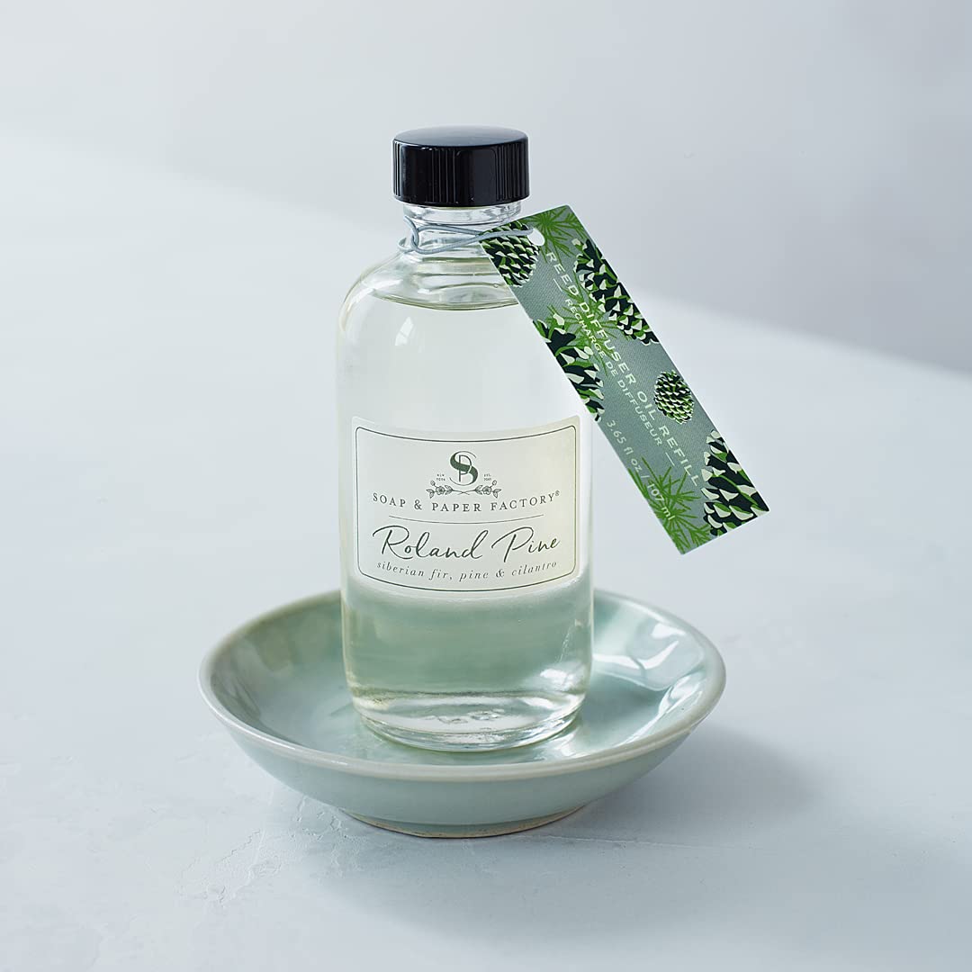 Roland Pine 3.65 oz Reed Diffuser Refill | Soap & Paper Factory