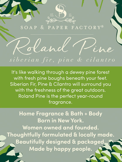 Roland Pine 3.65 oz Reed Diffuser Refill | Soap & Paper Factory