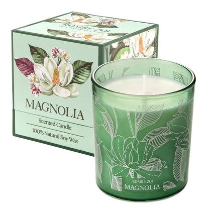 ROMIIE ZOI Magnolia Scented Candle – 6oz Soy Wax Jar