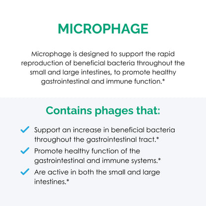 Rootcology by Dr. Izabella Wentz | Microphage: Four-Phage + Seven Probiotics | 60 Vegetarian Capsules