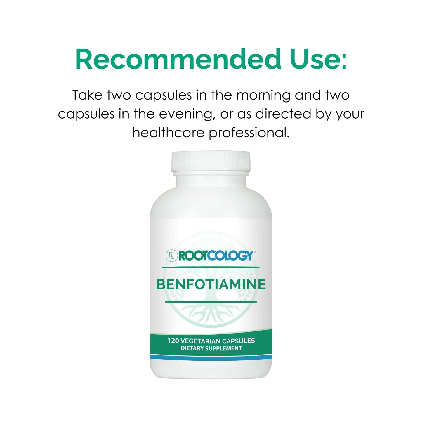 Rootcology by Dr. Izabella Wentz | Benfotiamine 300mg | 120 Capsules
