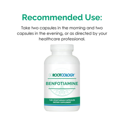 Rootcology by Dr. Izabella Wentz | Benfotiamine 300mg | 120 Capsules