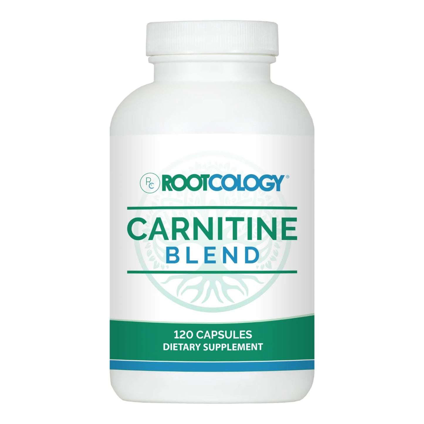 Rootcology by Dr. Izabella Wentz | Carnitine Blend | L-Carnitine & Acetyl-L-Carnitine Formula | Vegetarian Friendly | 120 Capsules
