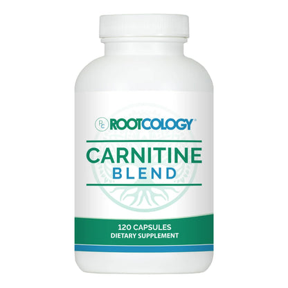 Rootcology by Dr. Izabella Wentz | Carnitine Blend | L-Carnitine & Acetyl-L-Carnitine Formula | Vegetarian Friendly | 120 Capsules