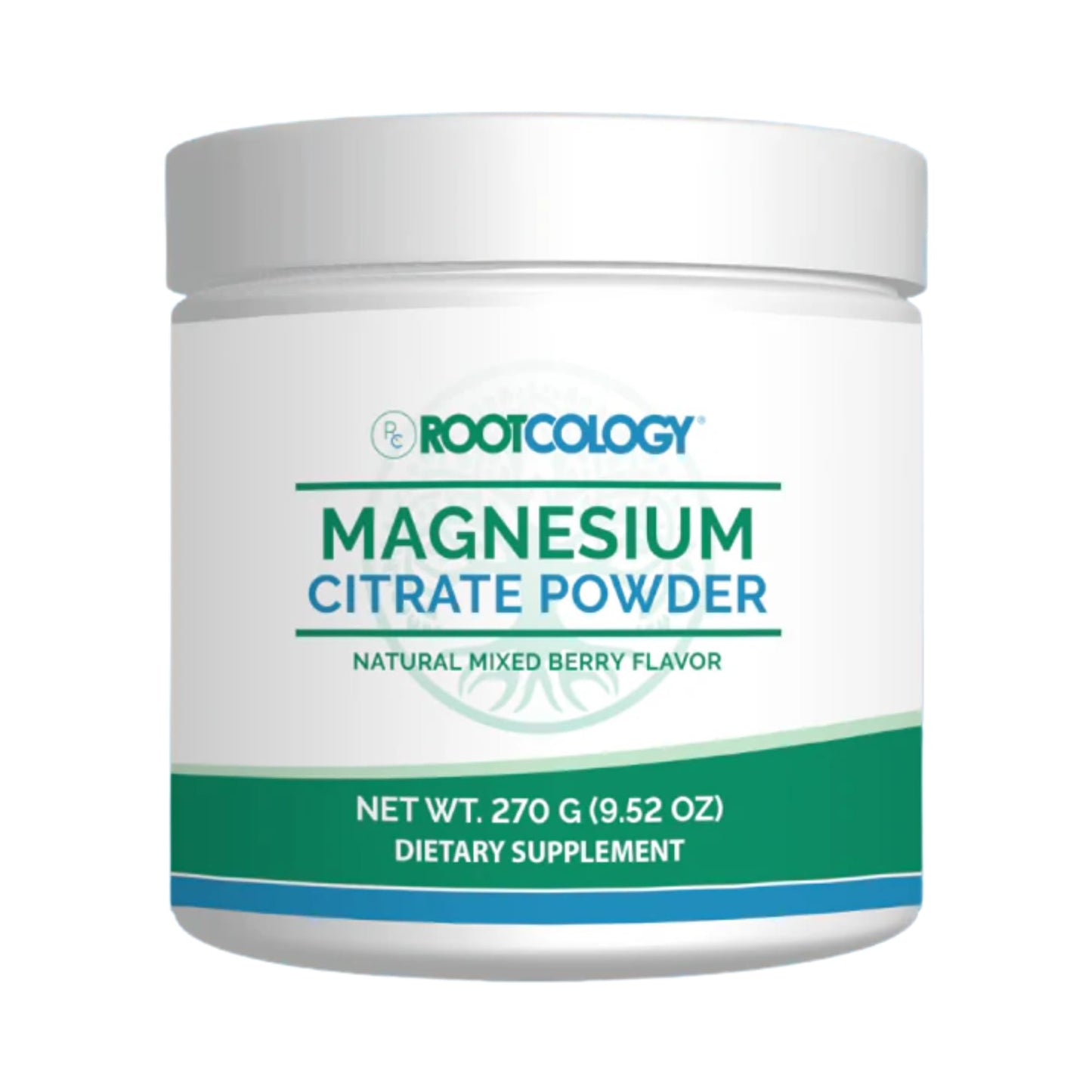 Rootcology Magnesium Citrate Powder 270g (60 Servings) – Mixed Berry | Dr. Izabella Wentz