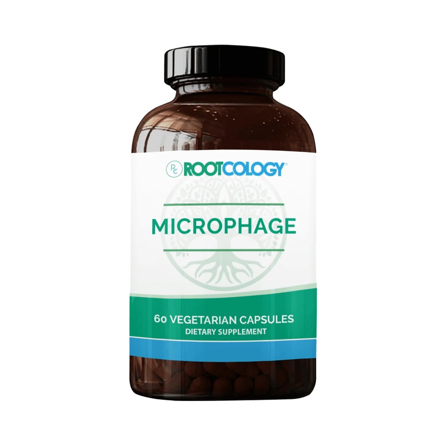Rootcology by Dr. Izabella Wentz | Microphage: Four-Phage + Seven Probiotics | 60 Vegetarian Capsules