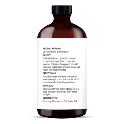 Majestic Pure Rosemary Essential Oil - 4 oz, 100% Pure & Natural in Amber Glass Dropper