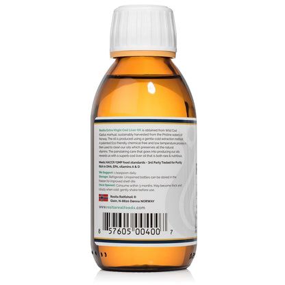 Rosita Extra Virgin Cod Liver Oil Liquid – Pure, Unprocessed, Sustainable Nordic Oil