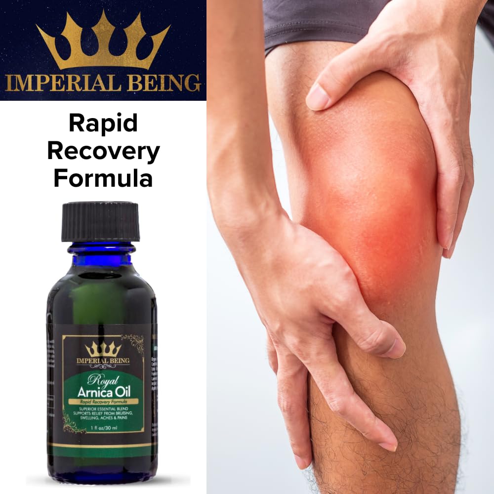 Royal Arnica Oil – Organic Herbal Blend for Muscle Recovery, Bruises & Joint Flexibility (1oz)