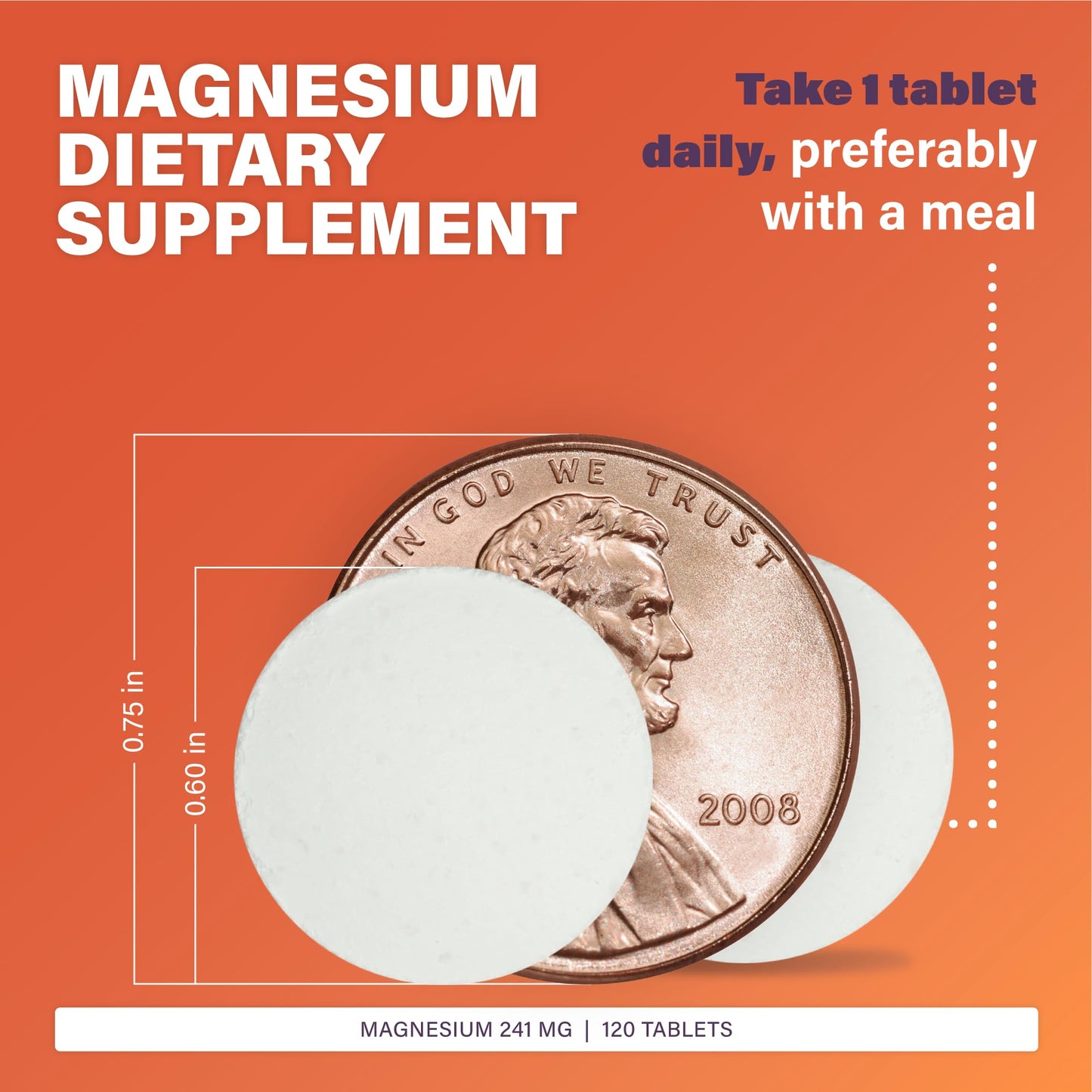 Rugby Magnesium Oxide 400 mg Tablets – Gluten-Free Dietary Supplement | 120 Count (3 Pack)