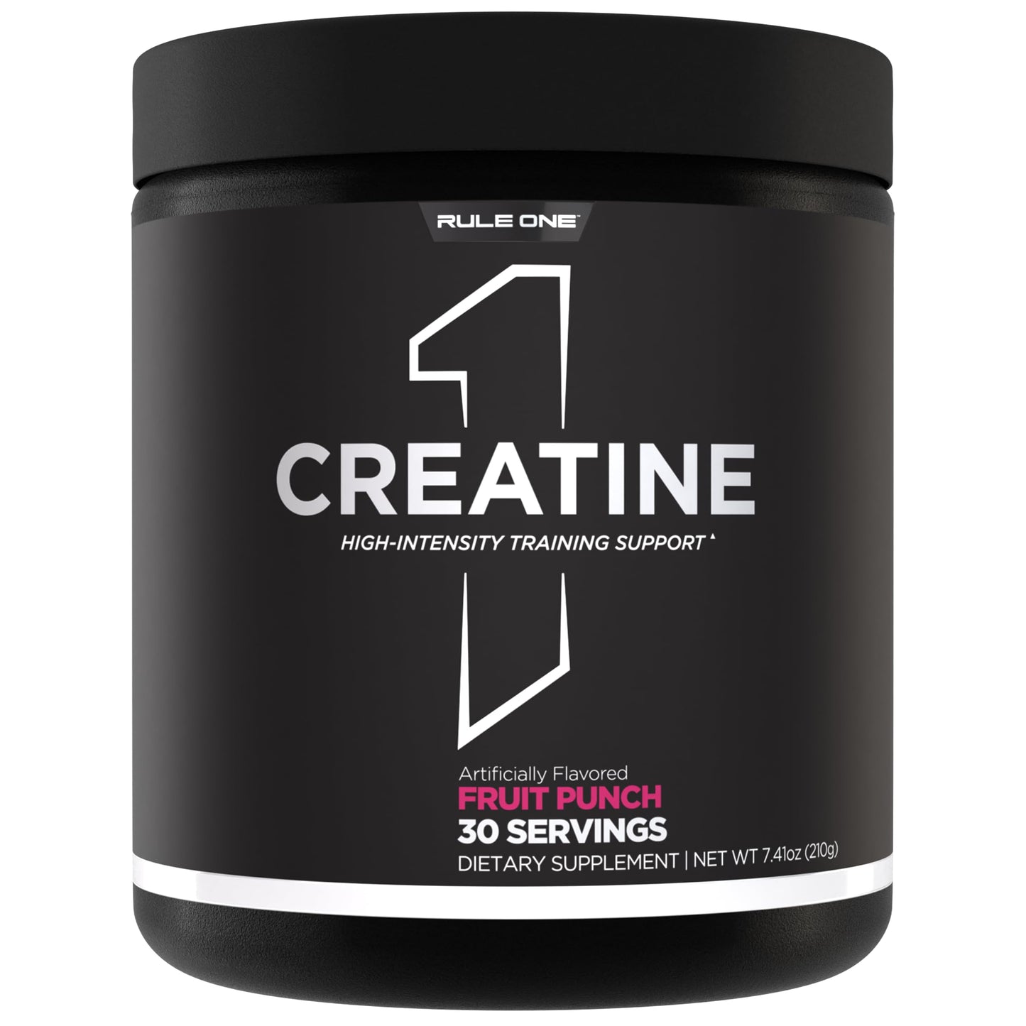 Rule 1 Creatine Powder – 5 g Micronized Creatine Monohydrate for Lean Mass & HIIT (Fruit Punch & Unflavored)